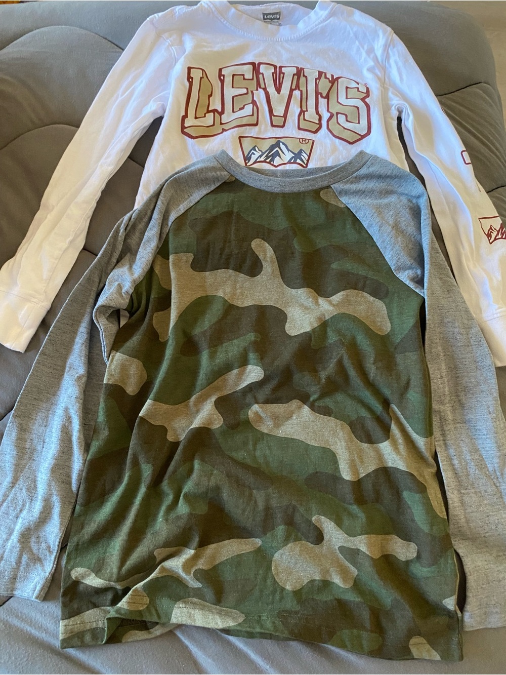 Boys long sleeved shirts